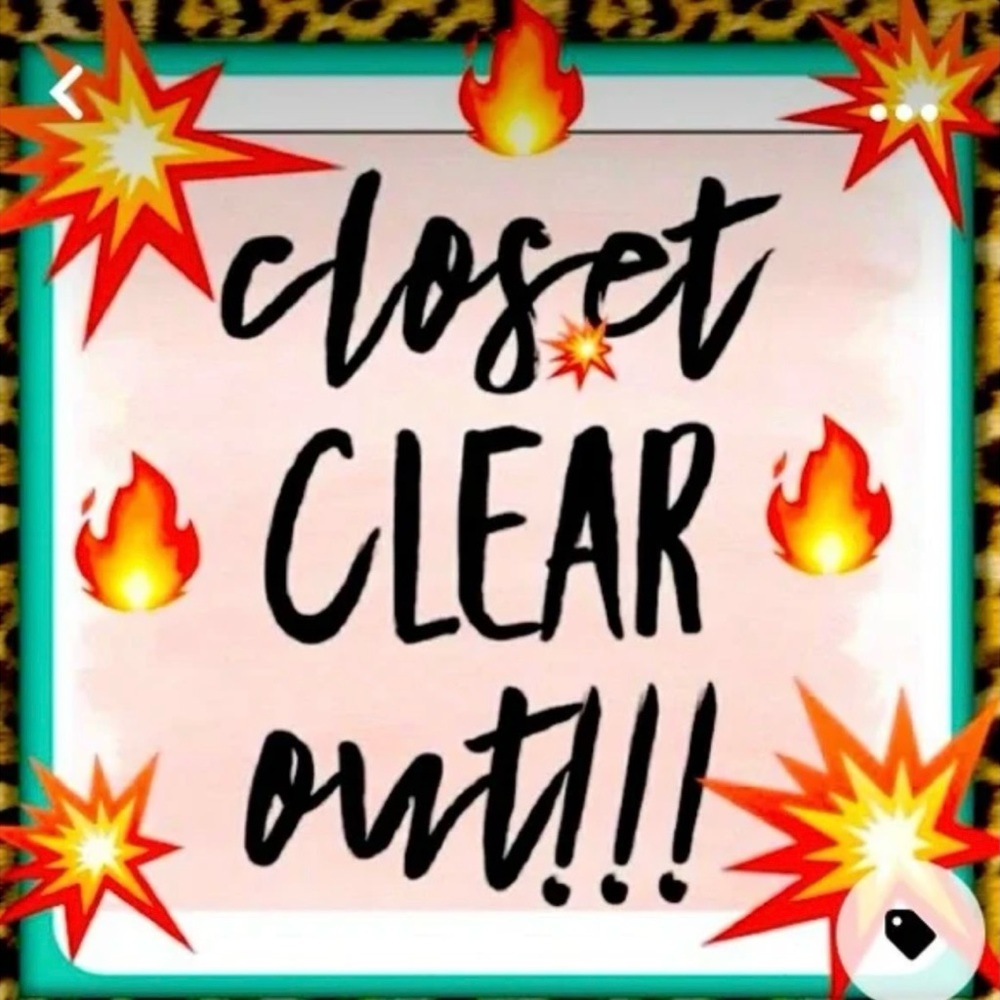 🔥🔥🔥Closet Clear Out